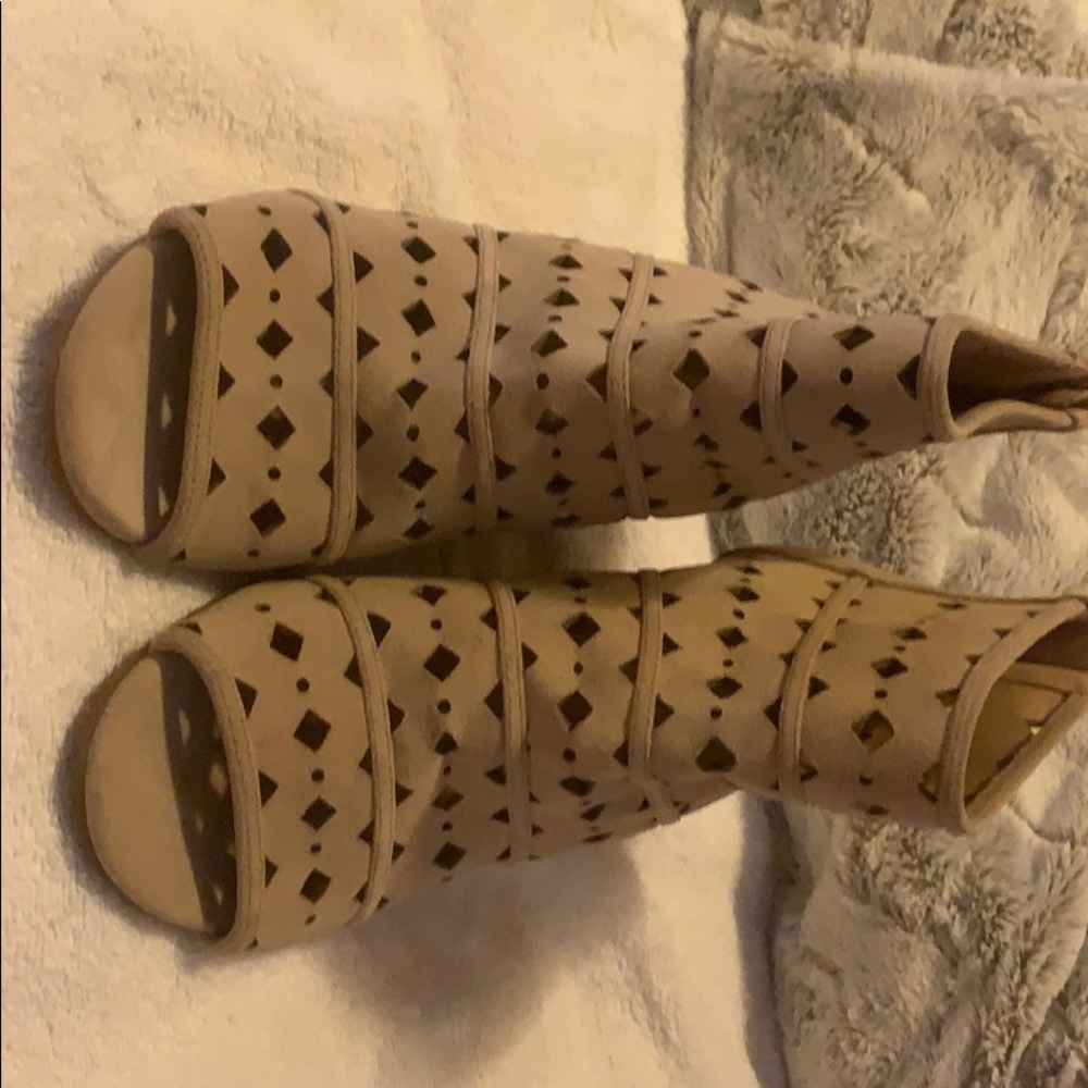 Michael Kors Peep Toe Bootie